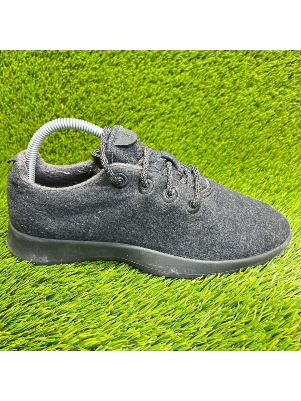 Allbirds Wool Runners Mens Size 8 Black Athletic Running Walking Shoes Sneakers